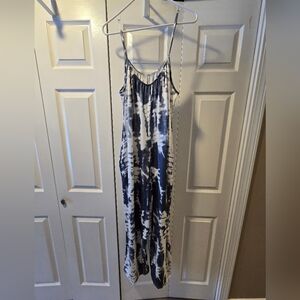 Blue and White Tie-Dye J